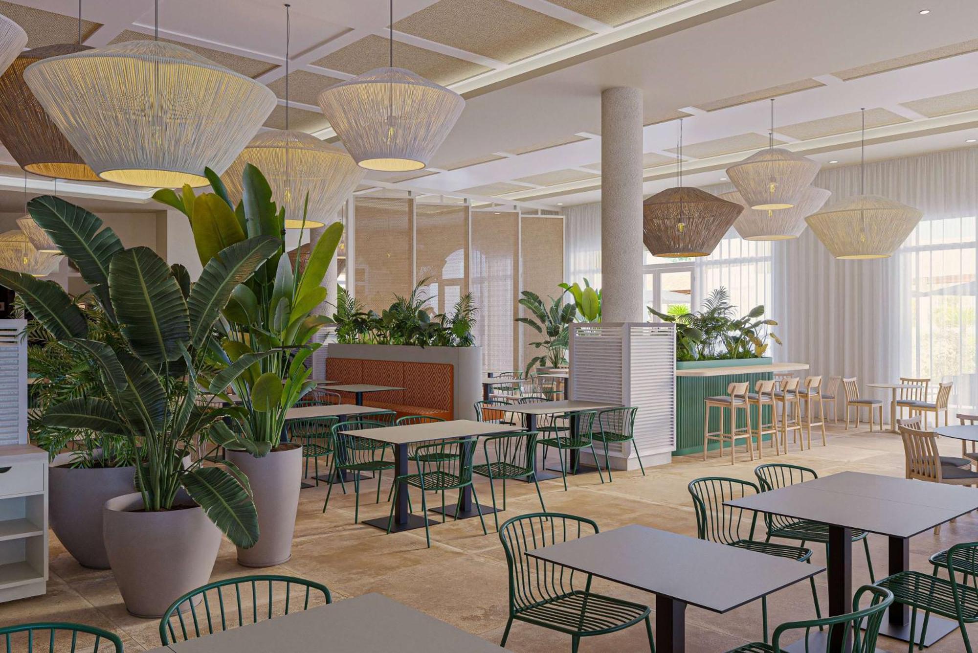 Wyndham Alltra Punta Cana All Inclusive Resort Eksteriør bilde The interior of the restaurant